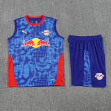 2025-26 RB Leipzig Blue Tank top and shorts suit