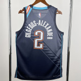 2025-26 OKC Thunder GILGEOUS-ALEXANDER #2 Gray City Edition Top Quality Hot Pressing NBA Jersey