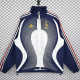 2006-2007 France Royal blue Retro Windbreaker
