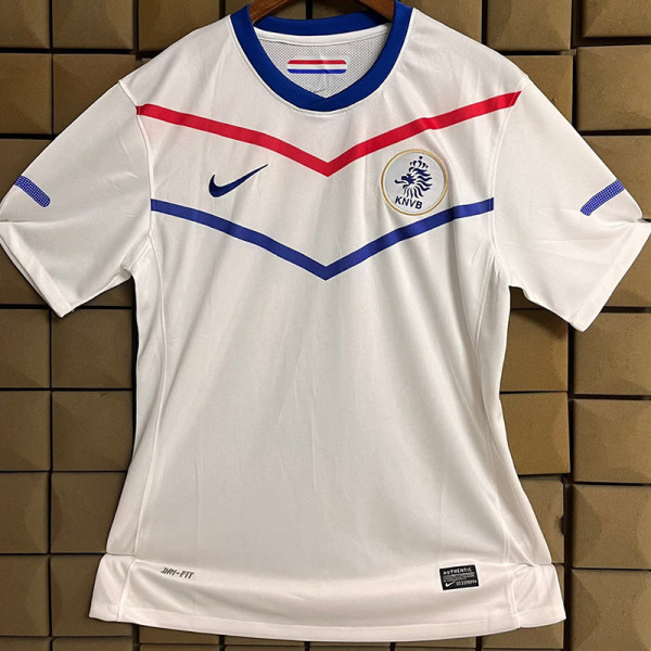 2010 Netherlands Away Retro Soccer Jersey