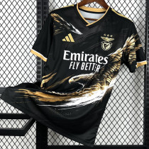2025-26 Benfica Black Yellow Special Edition Fans Soccer Jersey