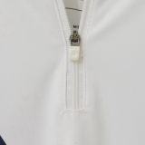 2026-27 Argentina White Top Half Pull Tracksuit (半拉上衣)