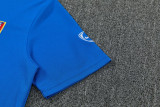 2026-27 ATM Fancy blue Short shirts and Long trousers Suit (圆领)