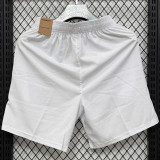 D338 PSG White Casual Short Pants
