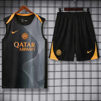 2025-26 INT Black Tank top and shorts suit