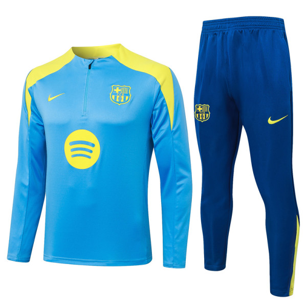 2025-26 BAR Light blue Half Pull Tracksuit #B25156(半拉链)