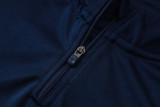 2026-27 Spain Royal blue Kids Half Pull Tracksuit #E26024(童装)(半拉链)
