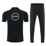 2026-27 ATM Black Short shirts and Long trousers Suit (圆领)