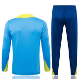 2025-26 BAR Light blue Half Pull Tracksuit #B25156(半拉链)