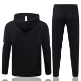 2025-26 Ajax Black Hoodie Jacket Tracksuit #F639