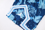 C2524 AJ Blue Bastketball Casual Short Pants #夕阳蓝