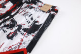 C2526 AJ White Bastketball Casual Short Pants #玛雅白