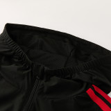 2025-26 Belgium Black Windbreaker Suit (Hoodie)(风衣套装)
