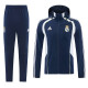 2025-26 RMA Royal Blue Windbreaker Suit (Hoodie)(风衣套装)