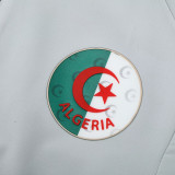 2025-26 Algeria Gray Windbreaker Suit (Hoodie)(风衣套装)