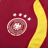 2025-26 Germany Red Windbreaker Suit (Hoodie)(风衣套装)