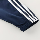 2025-26 RMA Royal Blue Windbreaker Suit (Hoodie)(风衣套装)