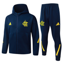 2025-26 Flamengo Royal blue Hoodie Jacket Tracksuit #F634
