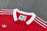 2025-26 Man Utd Red Tank top and shorts suit