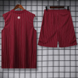 2025-26 ARS Brown Red Tank top and shorts suit