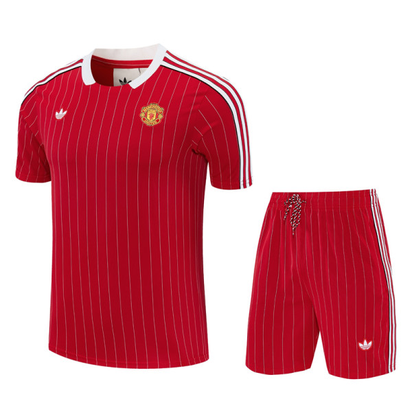 2025-26 Man Utd Red Training Short Suit