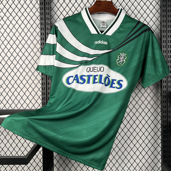 1994-1995 Sporting Lisbon Home Retro Soccer Jersey