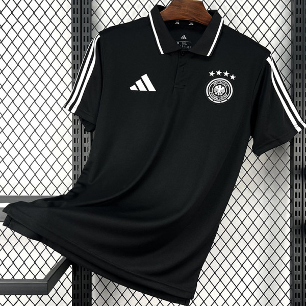 2026-27 Germany Black Polo Short Sleeve
