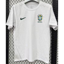T291 Brazil White High Quality Casual T-Shirt