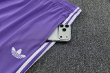 2026-27 RMA Purple Short shirts and Long trousers Suit (圆领)
