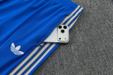2026-27 RMA White Short shirts and Long trousers Suit (圆领)