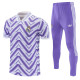 2026-27 RMA Purple Short shirts and Long trousers Suit (圆领)