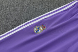 2026-27 RMA Purple Short shirts and Long trousers Suit (圆领)