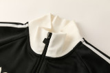 2026-27 JUV Black Jacket Tracksuit #01