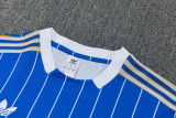 2026-27 RMA Fancy blue Short shirts and Long trousers Suit (圆领)