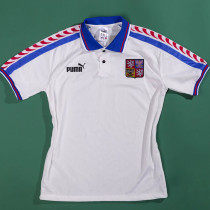 1996-1998 Czech Republic Away Retro Soccer Jersey