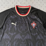 2026-27 Portugal Black Special Edition Fans Training shirts (红圆领)