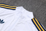 2026-27 RMA White Half Pull Tracksuit #B26039(半拉链)