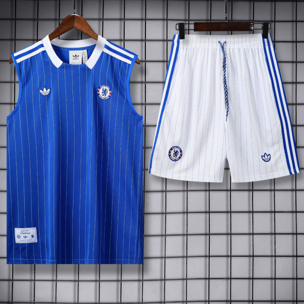 2025-26 CHE Blue Tank top and shorts suit