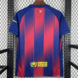 2025-26 BAR Home Print Personalized AD Fans Soccer Jersey (前OR)