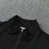 2026-27 PSG Jordan Black Windbreaker Suit (风衣套装)