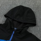 2026-27 INT Black blue Windbreaker Suit (Hoodie)(风衣套装)