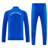 2026-27 CHE Fancy blue Half Pull Tracksuit (半拉链)