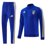 2026-27 Italy Fancy blue Jacket Tracksuit #01
