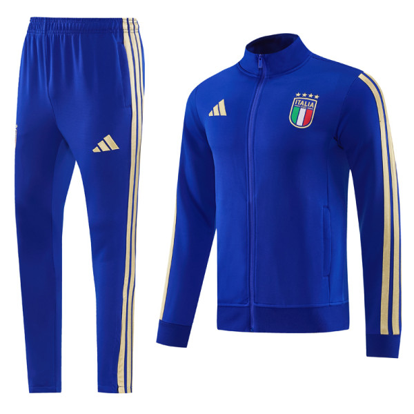 2026-27 Italy Fancy blue Jacket Tracksuit #01