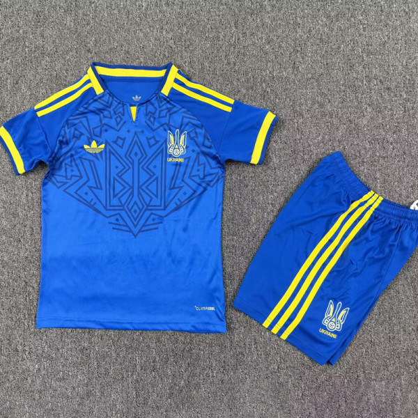 2026-27 Ukraine Away Kids Soccer Jersey