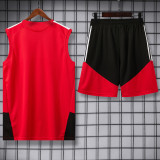 2026-27 Germany Red Tank top and shorts suit