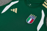 2026-27 Italy Green Tank top and shorts suit