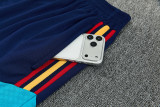 2026-27 Spain Lake blue Tank top and shorts suit