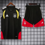 2026-27 Germany Black Tank top and shorts suit