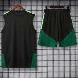 2026-27 Mexico Black Tank top and shorts suit